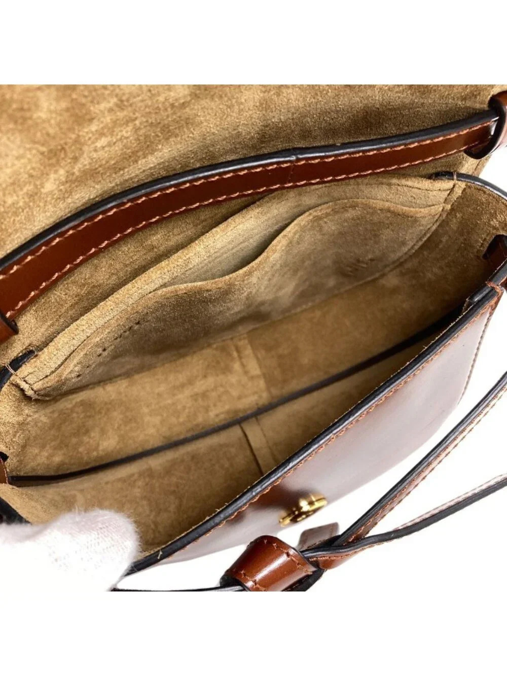 Loewe Gate Dual Mini Heart Motif Shoulder Bag Calf